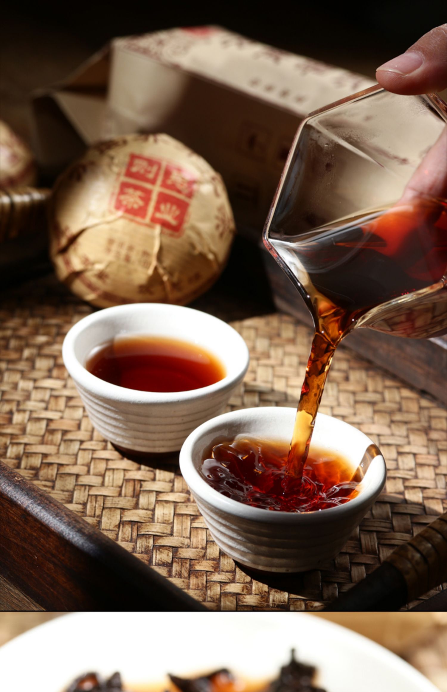 云南普洱茶熟茶沱茶临沧冰岛古树金芽5年以上陈年老熟茶叶500g500g