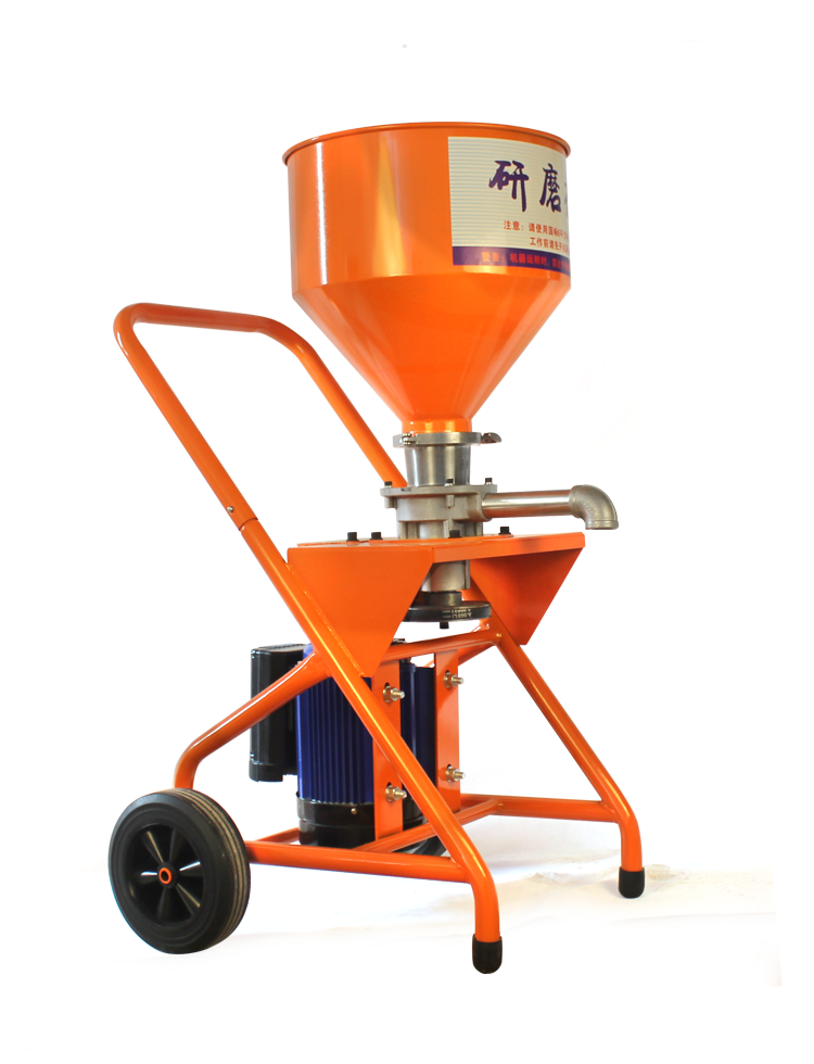 工业级新款电动高压无气腻子粉喷涂机双飞白水泥涂料研磨机腻子粉研磨