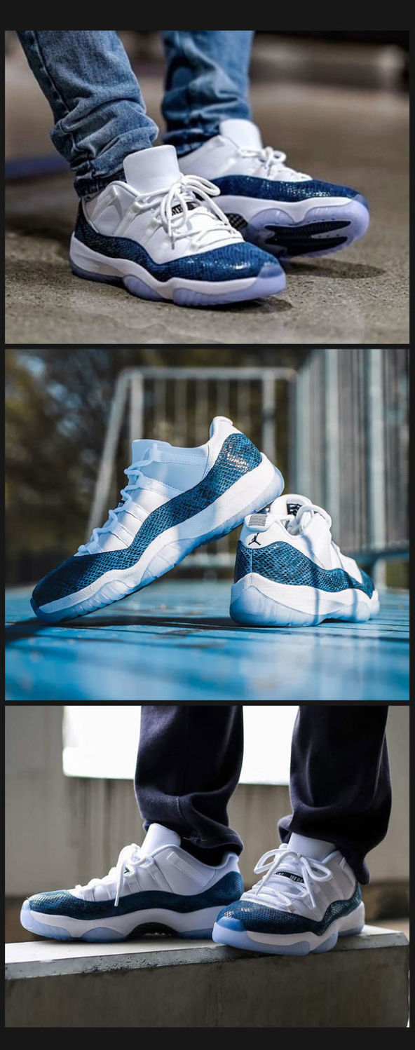 纯原aj11传奇蓝黑红康扣蛇纹满天星大魔王蓝球鞋男真碳板实战女鞋纯原