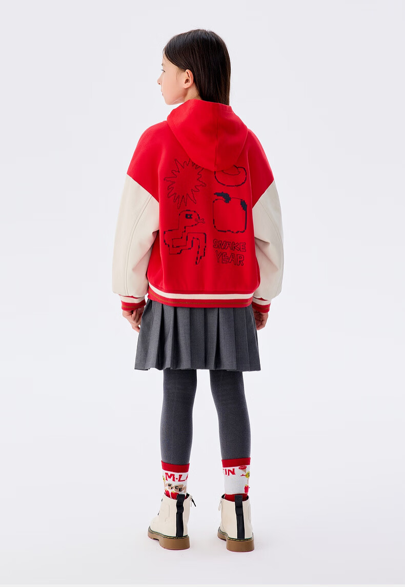 M.Latin Children's Outerwear Spring 2025 New Collection Boys And Girls Windproof Baseball Collar Jacket with Patchwork Desig 17