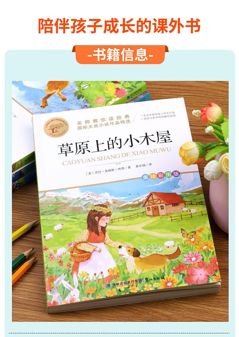 草原上的小木屋彩图版小学生课外阅读书草原儿童木屋文学作品故事书籍儿童故事书儿童文学作品 草原上的小木屋详情图片1