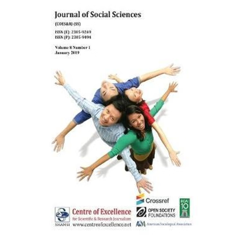 按需印刷 Journal of Social Sciences (COES&RJ-JSS) Vol.8 No.1