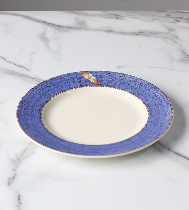 现货英国wedgwood盘子莎拉花园陶瓷餐具米饭沙拉面汤盘盘子34cm三明治