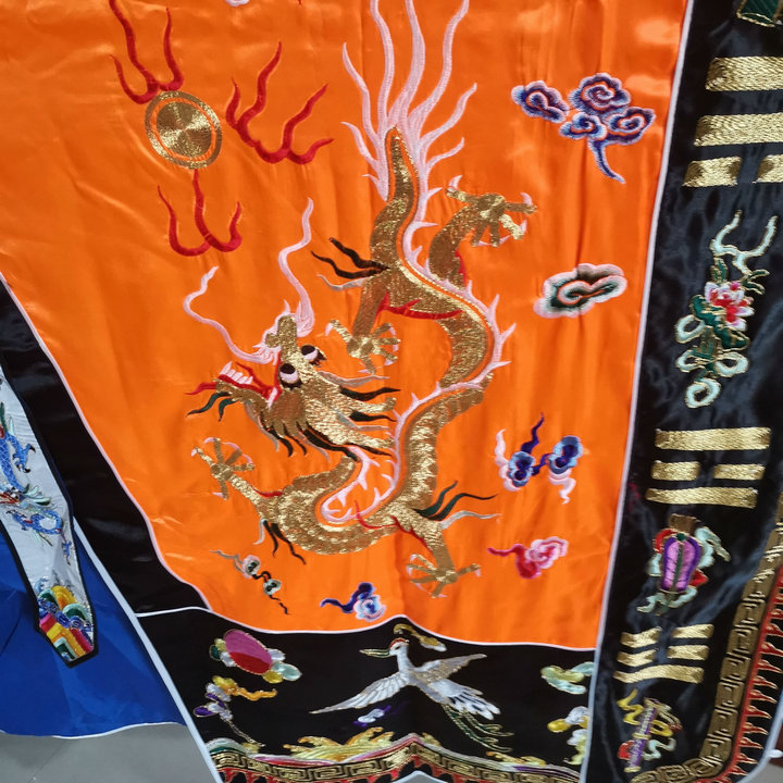 桑曦道教高功法衣道袍道服道士金丝双龙精品双龙衣用