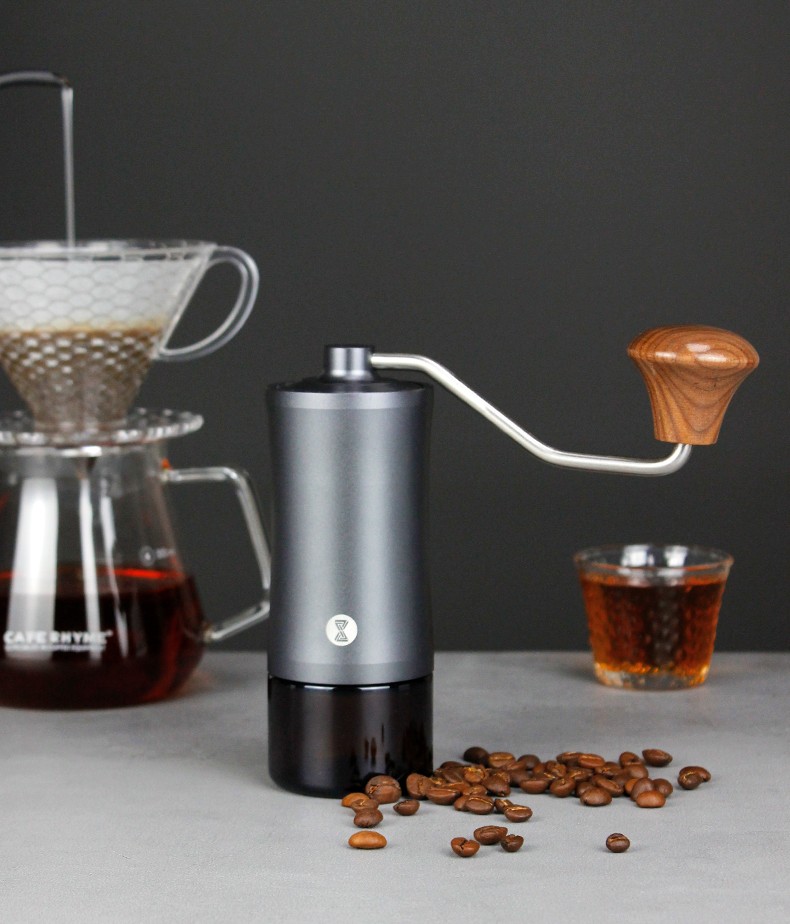 臻航小蛮腰手摇磨豆机小型家用咖啡豆研磨机手磨咖啡机金属机身备用粉