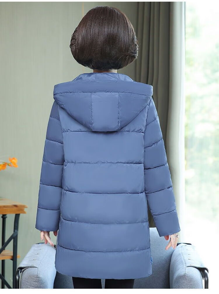 皮尔卡丹九江羽绒服女中长款防寒防冻保暖舒适显瘦不显臃肿洋气有个性