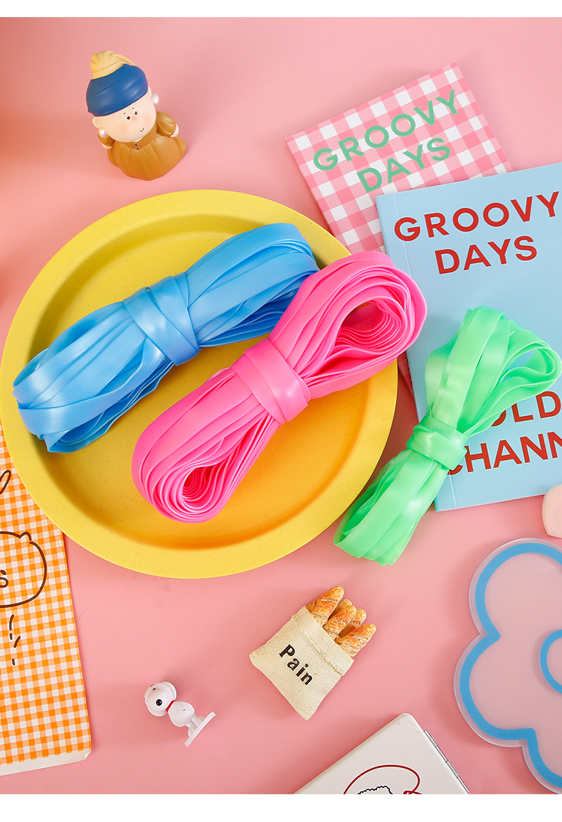 跳皮筋女孩 儿童小学生橡筋成人老式弹力怀旧户外橡皮筋 长跳绳筋 4米