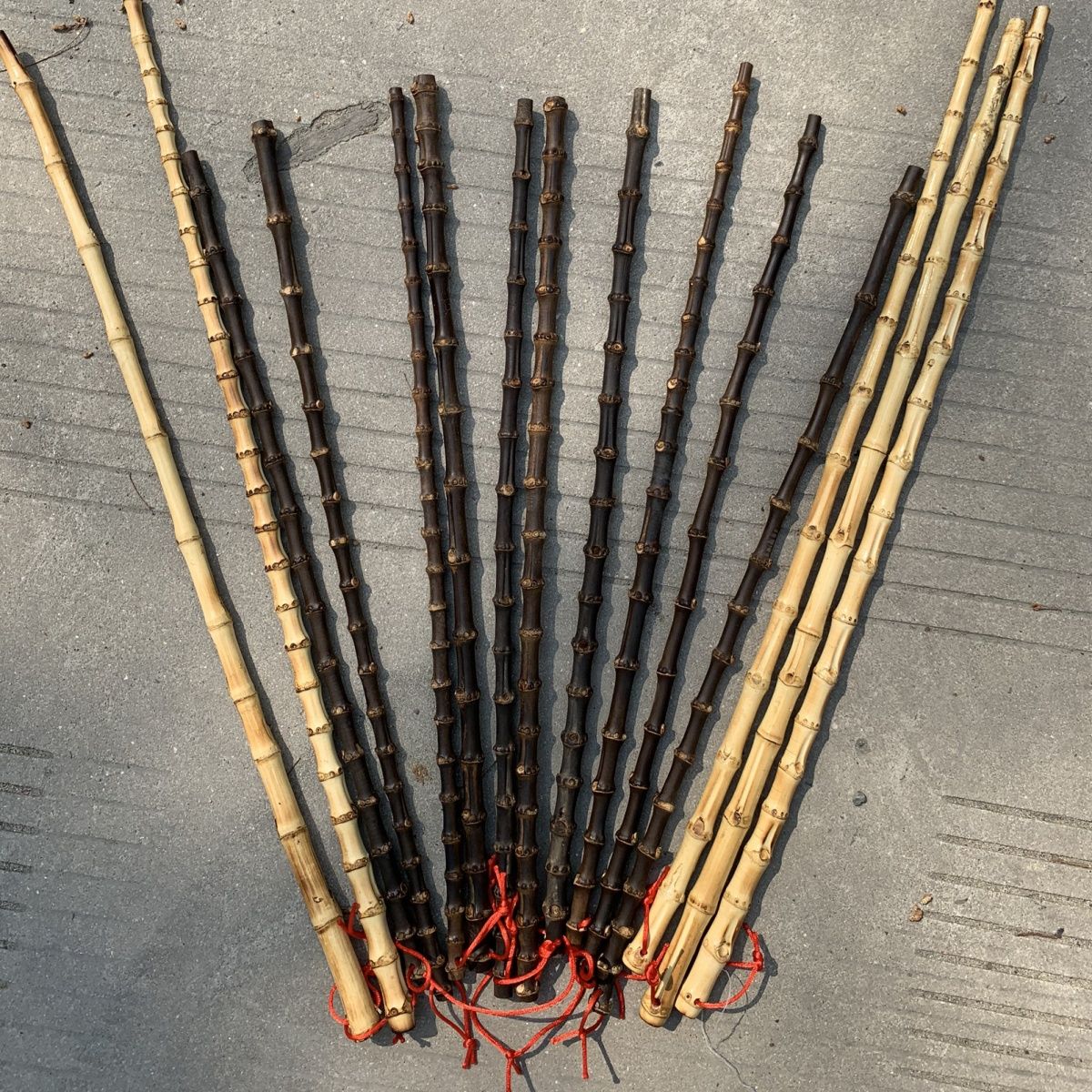 彩寇 紫竹根紫竹鞭教鞭烟斗diy原材料舞蹈教棒棍实心竹 紫竹根60cm_粗