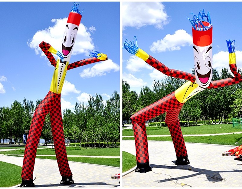 博鹤州 充气舞星卡通招手气模迎宾小人偶财神爷广告空中摇摆跳舞星