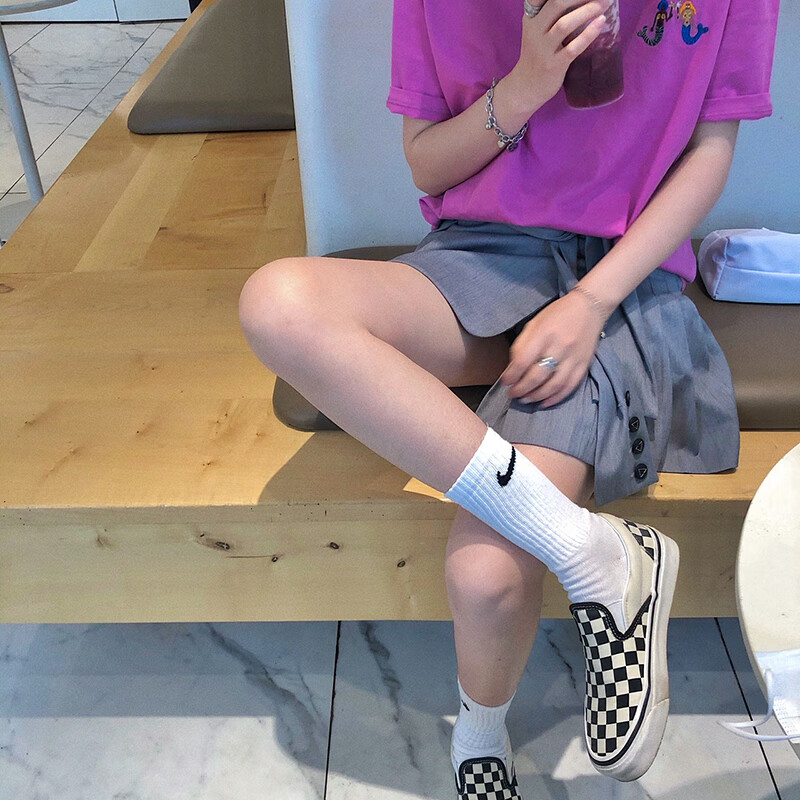 (nike)旗舰官方jk袜子男女袜潮流ins简约春夏运动百搭彩色纯棉长袜