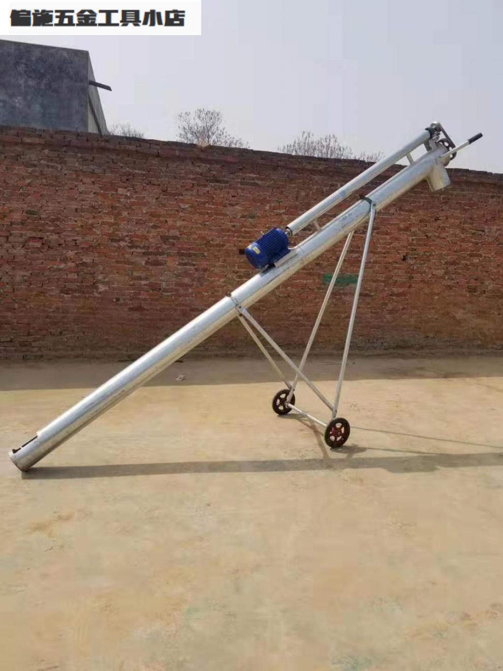 养殖场抽粪机养鸡干湿两用抽粪机泵鸡鸭鹅猪粪绞龙式抽粪机165热度锌