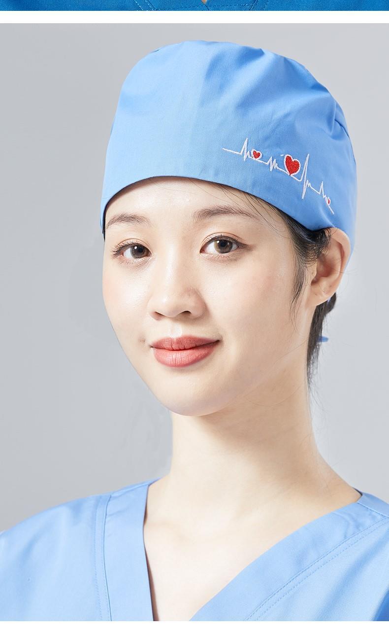 护士帽经典绣花通用医生护士帽手术室帽子口腔美容工作帽孕产妇帽帽