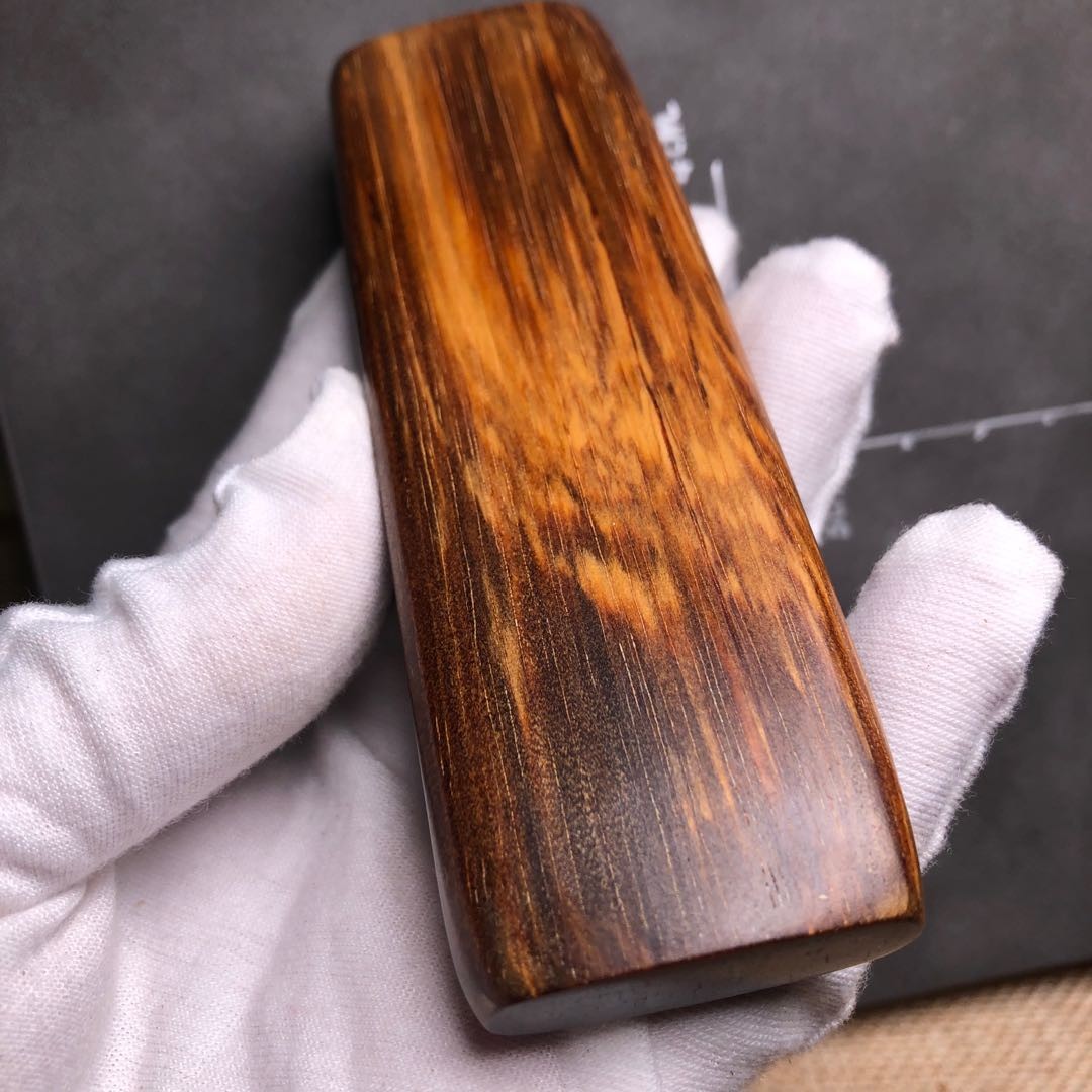 赛奇楠贡木 沉香手串 平安无事牌 贡香木项链坠子 火焰龙鳞玉化星空