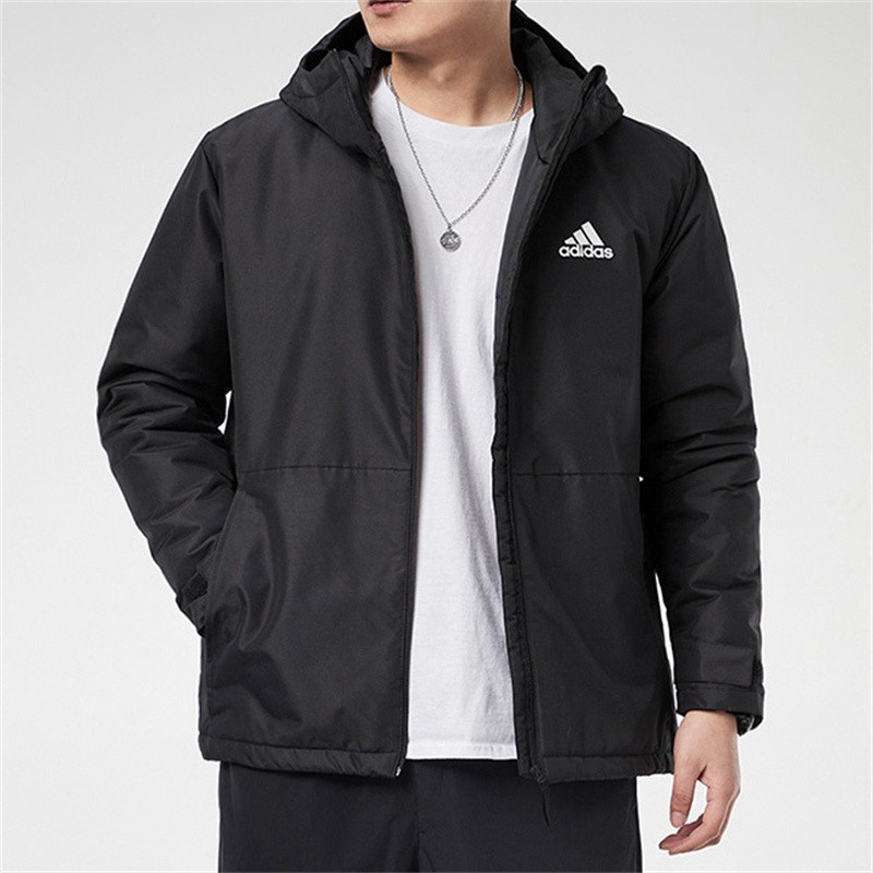 adidas阿迪达斯男装棉服夹克上衣新款户外时尚棉袄运动服保暖休闲连帽