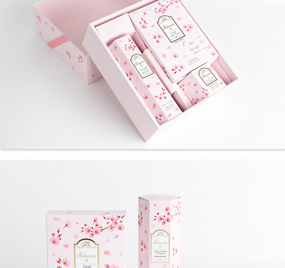 日本aishodo爱妆堂樱花套装礼盒滋养水润深层补水原装进口樱花套装