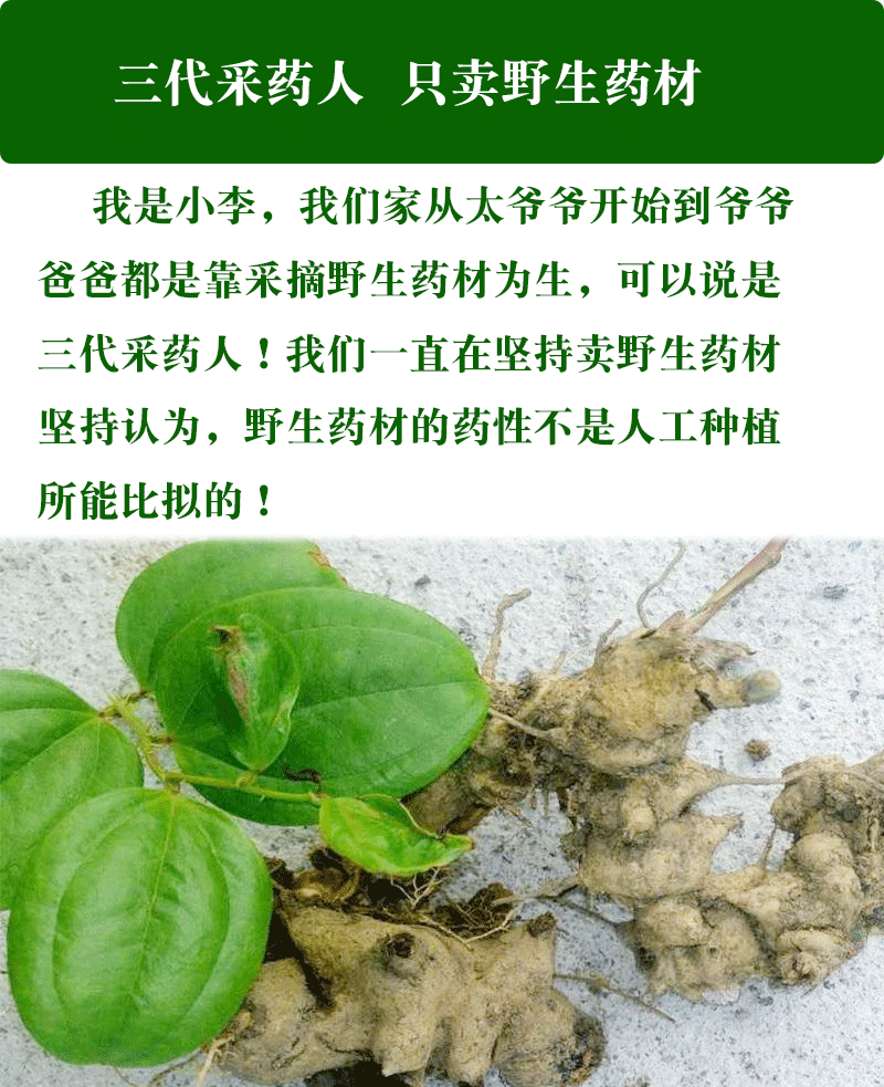 伟博贵州野生菝葜新鲜金刚刺藤根红茯苓土茯苓铁菱角泡酒 金刚刺精选1