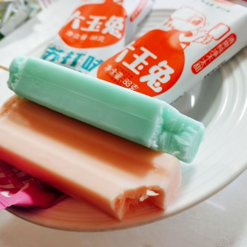 顶喜网红猫爪大玉兔牛奶棒冰淇淋激凌榴莲白桃雪糕冷饮整箱大玉兔随机