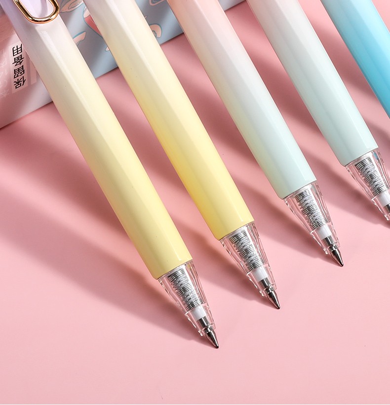 晨光(mg) 果泡冰茶优品按动中性笔三倍密度金属低重心重手感0.