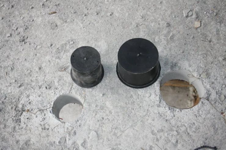 建筑pvc排水预留洞套桶塑料一次性预埋套管套筒预埋桶100x100整件300