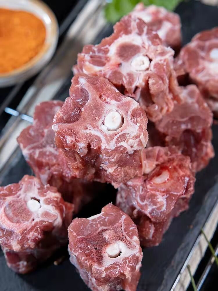 悦君心内蒙古牛蝎子5斤新鲜牛脊骨多肉现杀牛蝎肉多火锅牛脊背批发牛