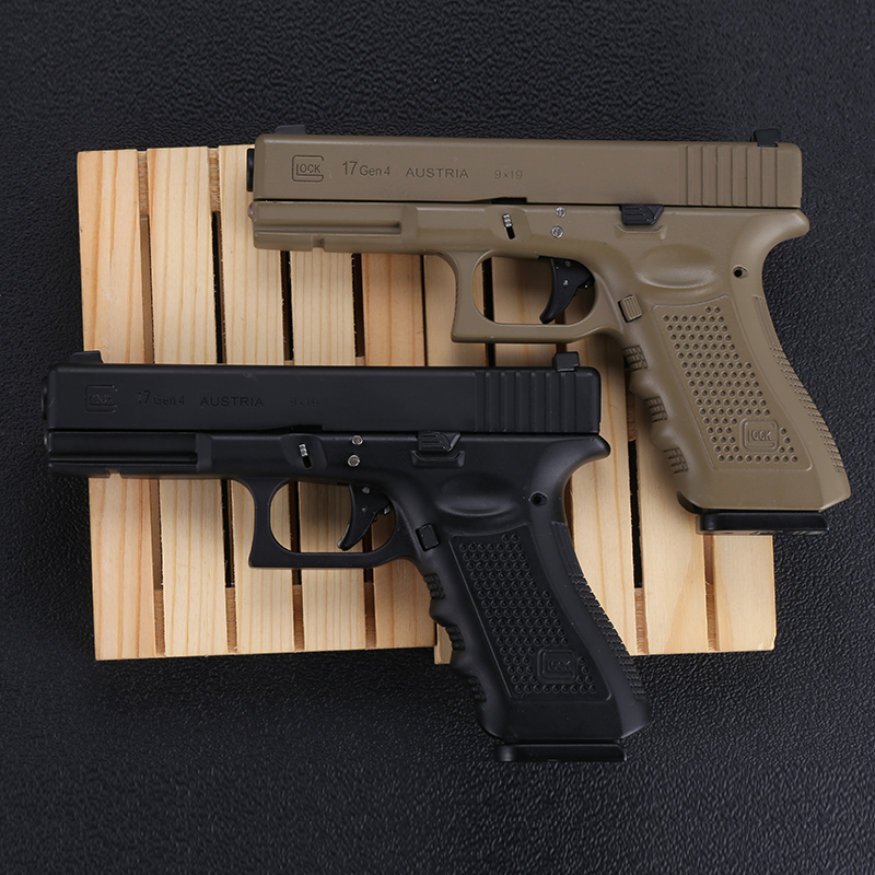 05合金军模格洛克抛壳金属模型枪d17全拆卸抛壳玩具不可发射 黑色5