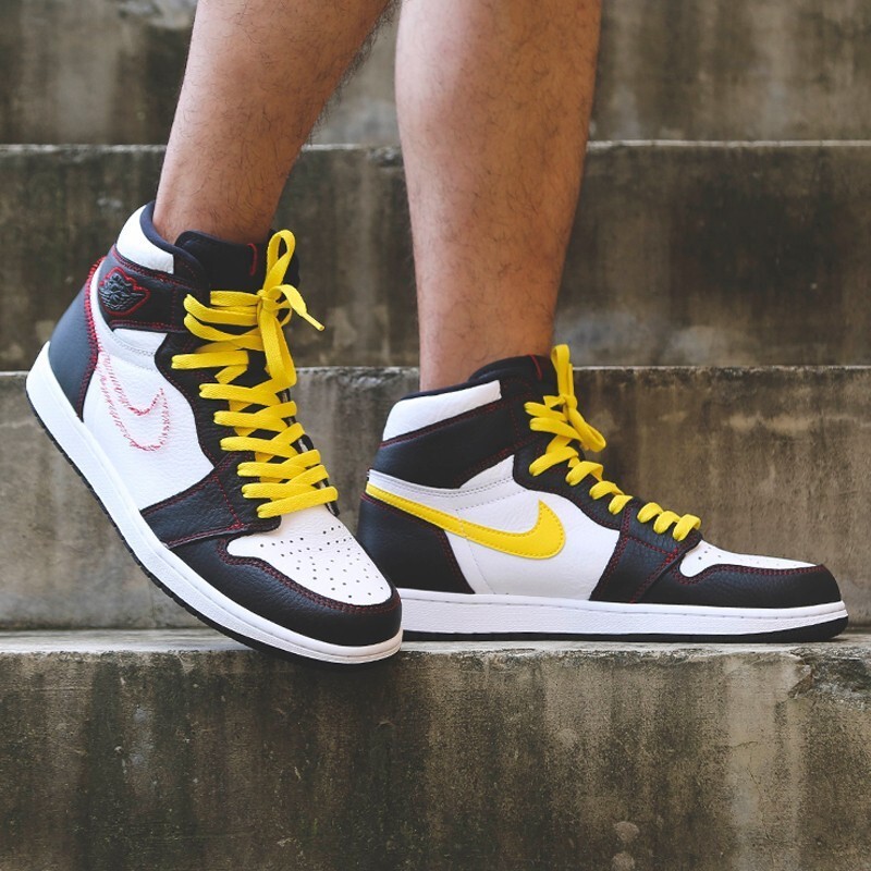 潮nikeairjordanaj1highog耐克男女鞋板鞋红蓝反转警灯运动休闲篮球鞋