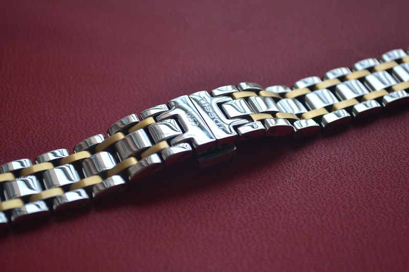 适用于天梭t050女表带1853韵驰心媛系列 t050207a t050217a钢带表链