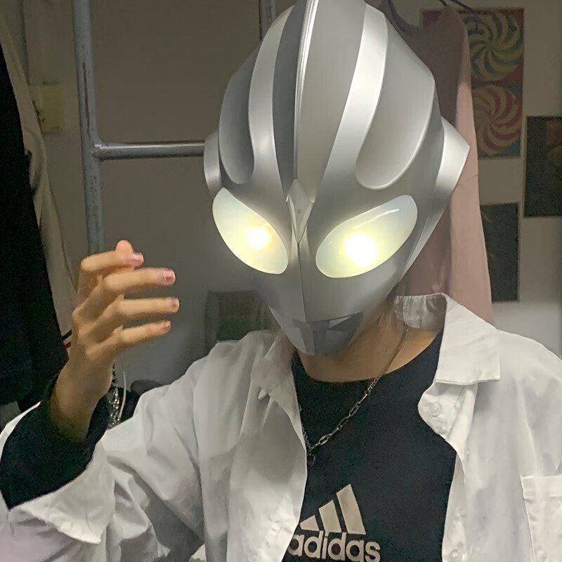 奥特曼头套迪迦面具网红拍摄表演可穿戴抖音同款服饰装饰迪迦头盔 10d