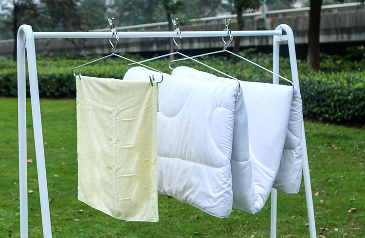 偷心之狐大衣架晒被子床单家用大号晾被单的被套浴巾超大加粗长不锈钢