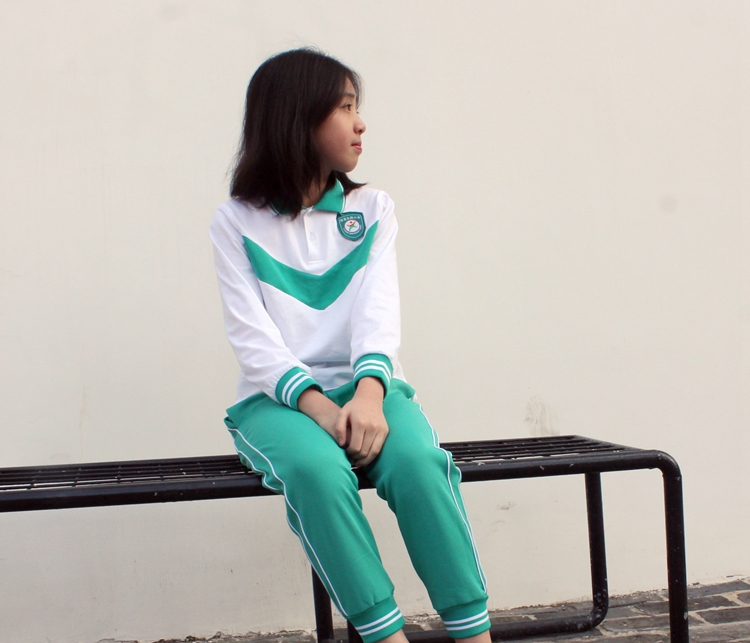 广州市天河区体育东小学生校服公立新款短袖短裤运动套装校服秋冬外套