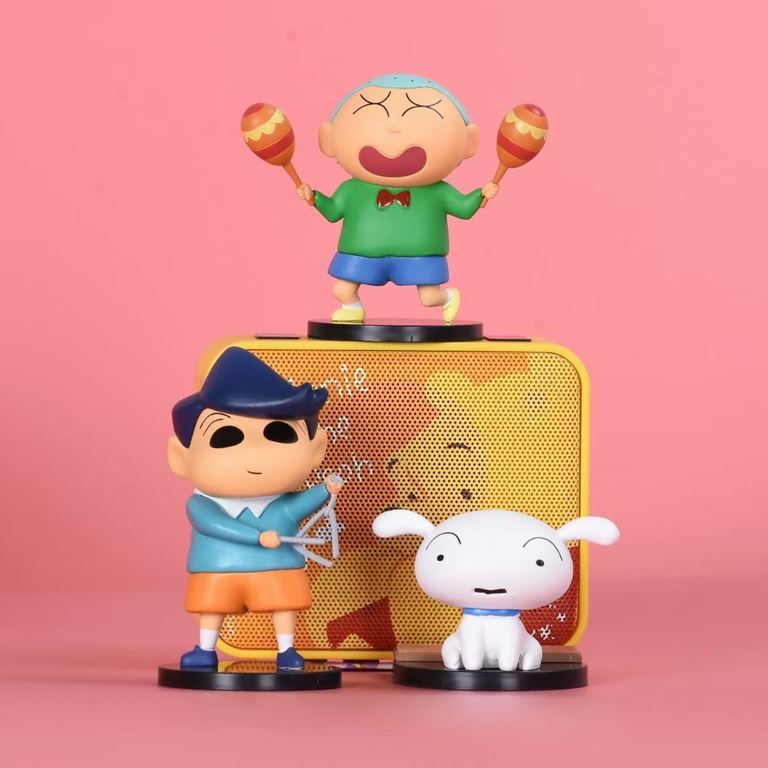 蜡笔小新盲盒欢乐时光系列盒装生日礼物娃娃机公仔模型摆件 欢乐时光