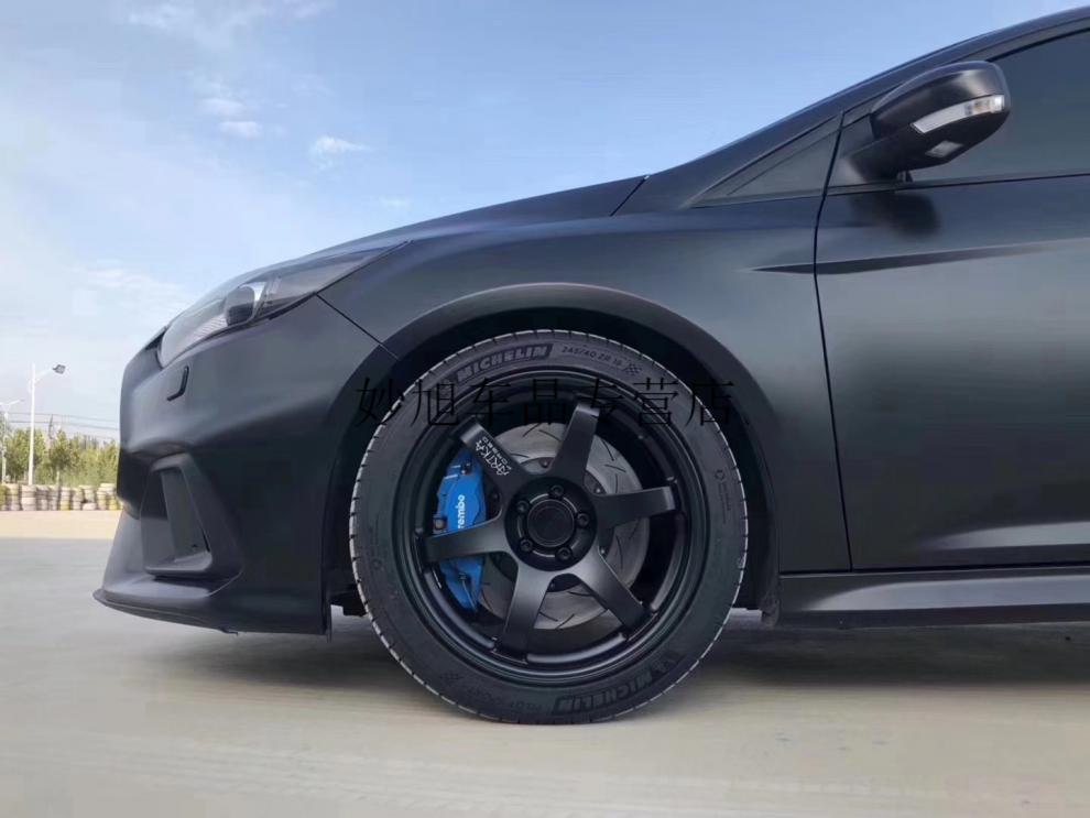 artka改装轮毂旋压轮圈rs106大众福特本田奥迪适用定制玄武黑18x85j