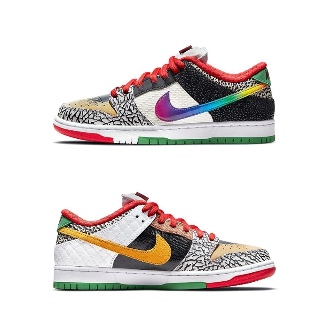 dunk sb低帮男女鞋彩色拼接蓝卡其小熊爸爸赛车蓝食神腰果花板鞋 fct