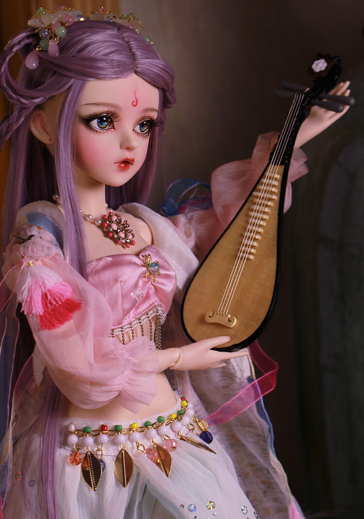 玩名堂bjd叶手工凯娃娃改妆古风送女孩创意玩具公主儿童洋娃娃 瑶姬