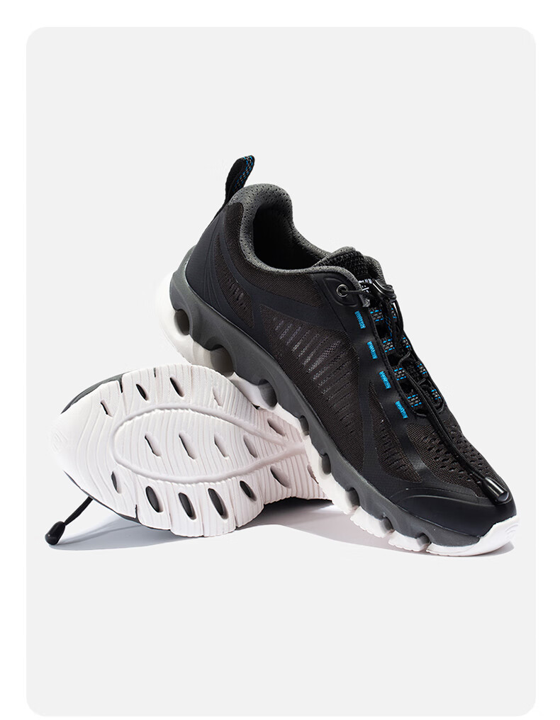 northland诺诗兰溯溪鞋男鞋春季新款户外一体织网布轻便透气减震休闲