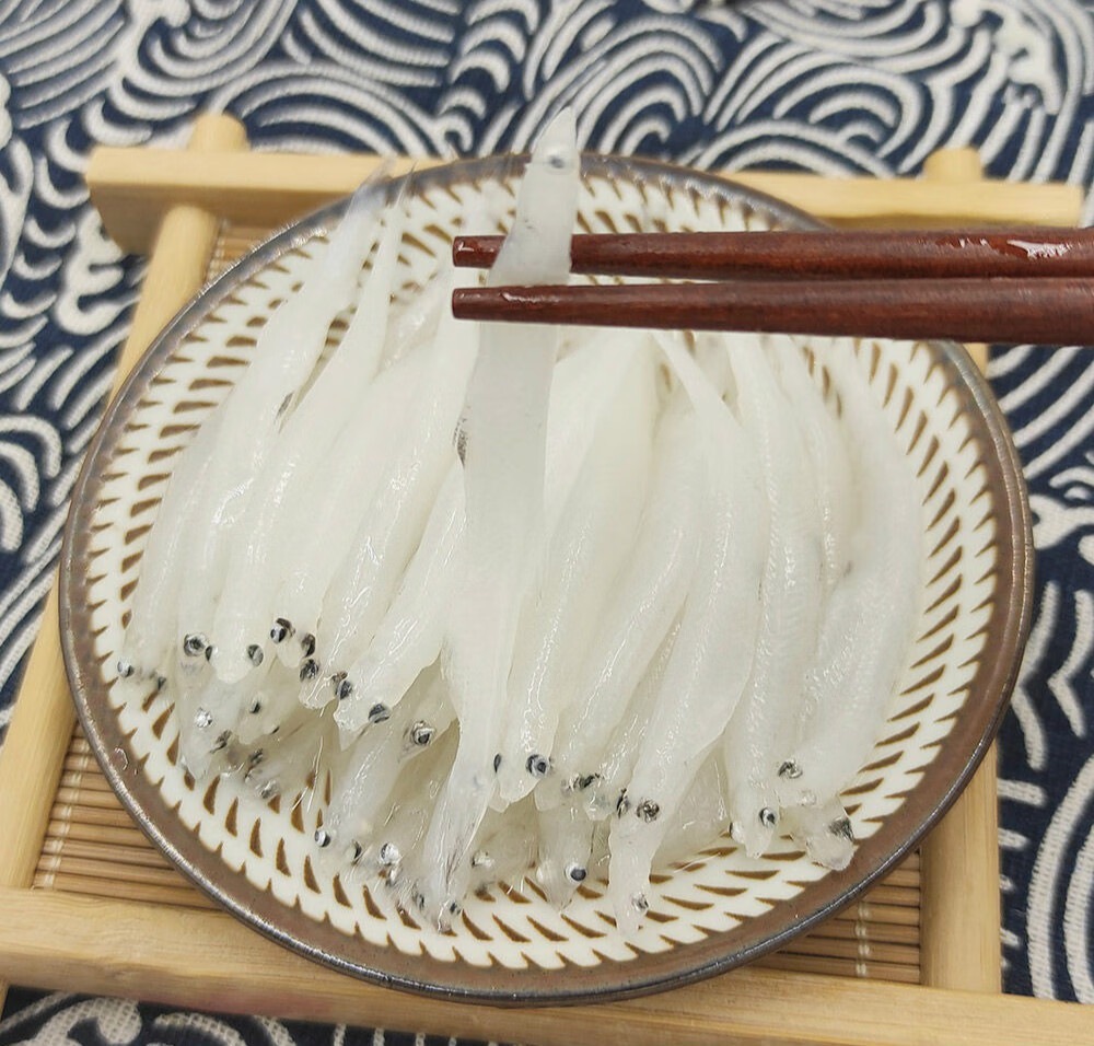 小银鱼新鲜冷冻面条鱼孕无骨无刺海鲜水产鱼类生鲜 100克 小银鱼(3-5