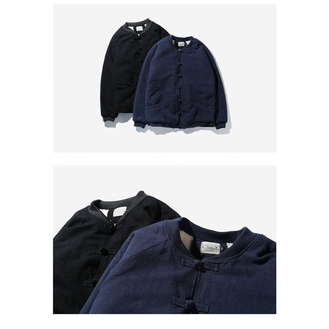 一夜随歌男装看守所监狱衣外套犯人囚犯劳改犯拘留所棉服男士棉袄冬季