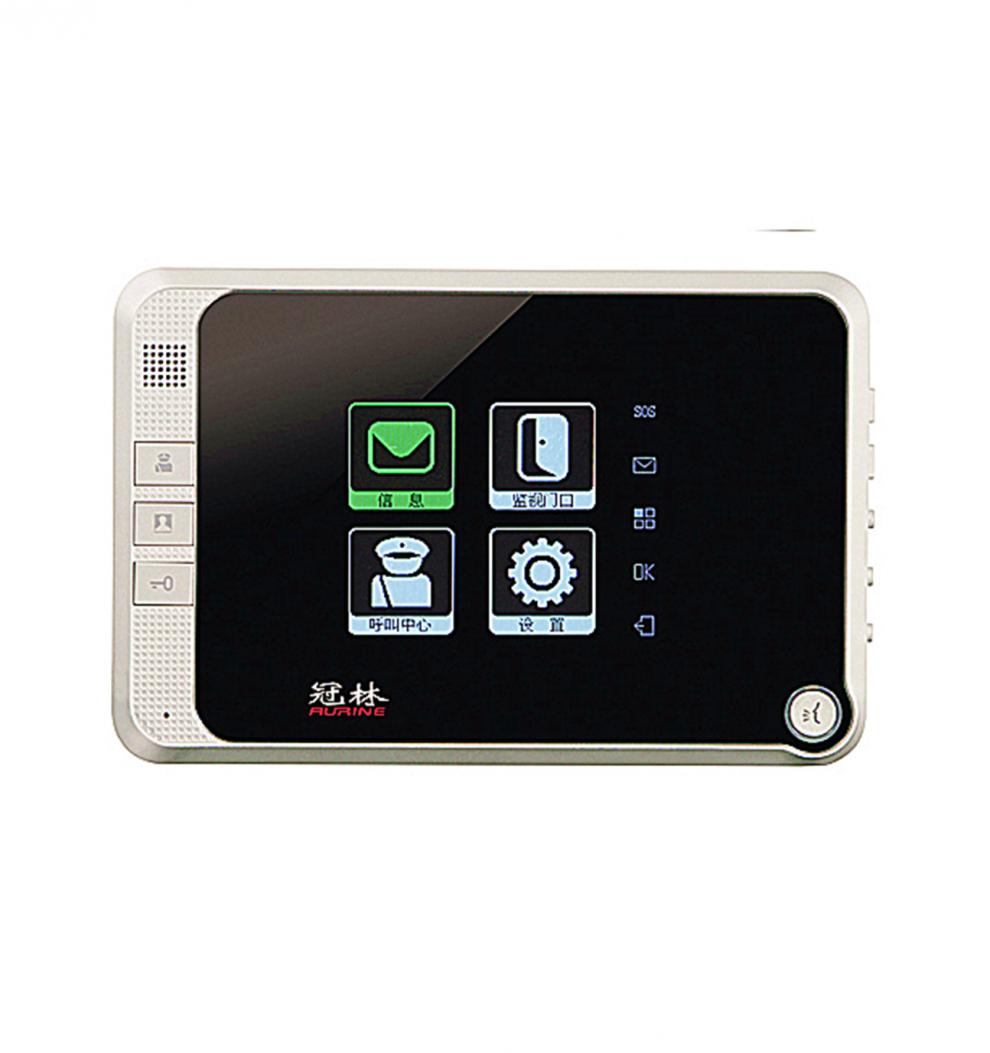 冠林可视对讲室内分机ah1-d4门禁ah3-d4a彩色通用门铃主机 ah1-d4