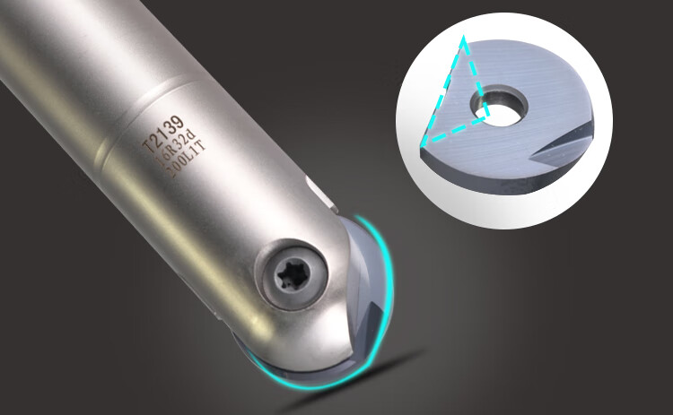 t2139球头刀杆精铣球刀杆半圆球刀片球形球型数控铣刀杆r5r6r8r10t