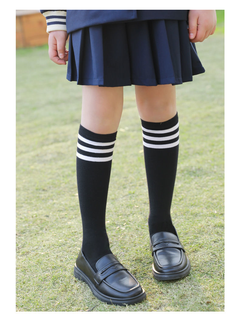 长筒袜女童过膝袜春秋款小女孩jk袜小中大童及膝袜夏季半腿足球袜校服