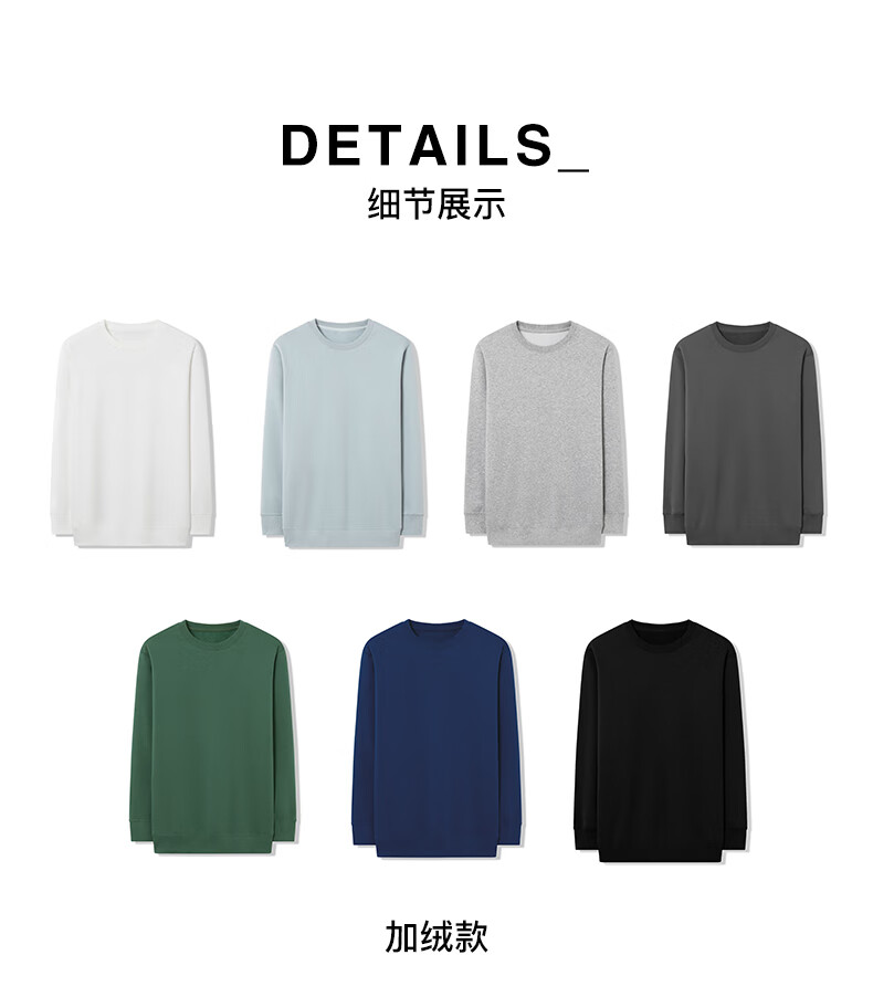 Мужская толстовка MARKLESS, 100% хлопок, осенняя повседневная модель с круглым вырезом, внутренний слой пуловера, 0434 "Звездная ночь", 3XL