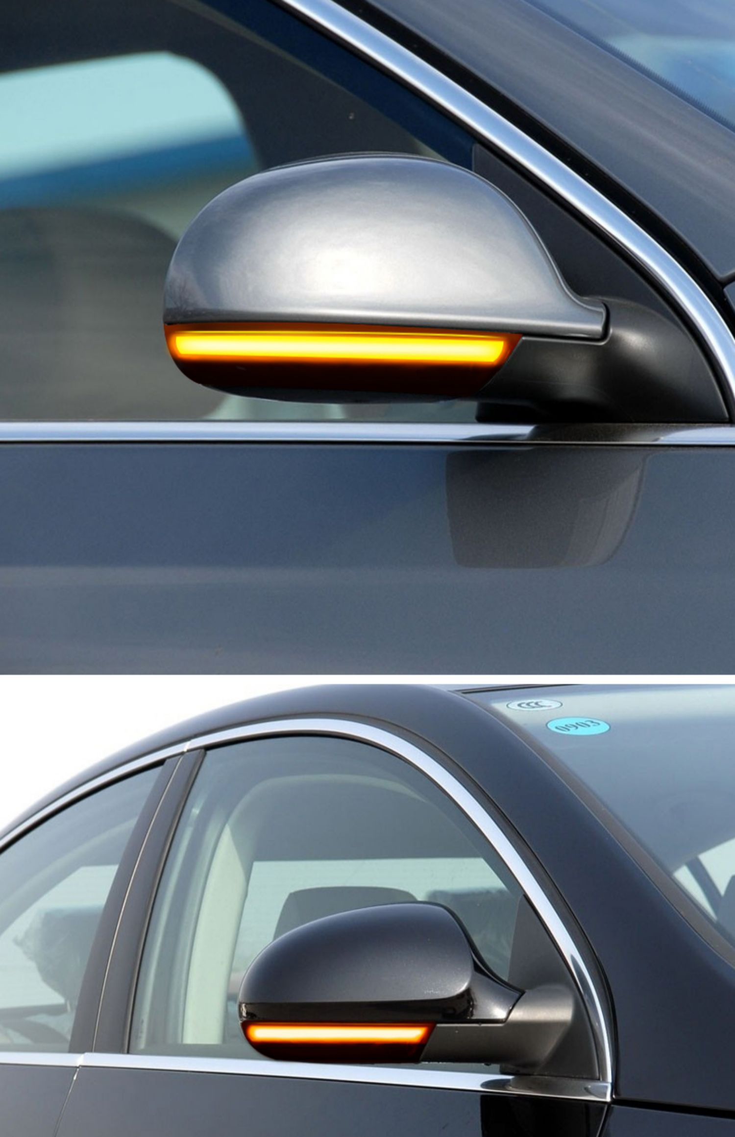 专用大众高尔夫5流水转向灯迈腾b6老速腾帕萨特领驭朗逸倒车镜灯 05