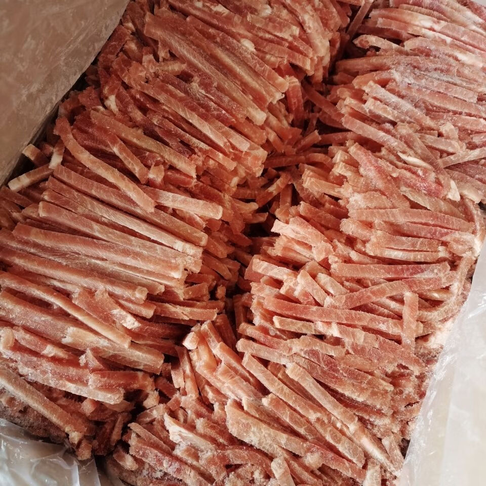生鲜冷冻猪肉丝瘦肉丝纯瘦肉四号肉瘦肉粥食材净重20斤华海春其他区域