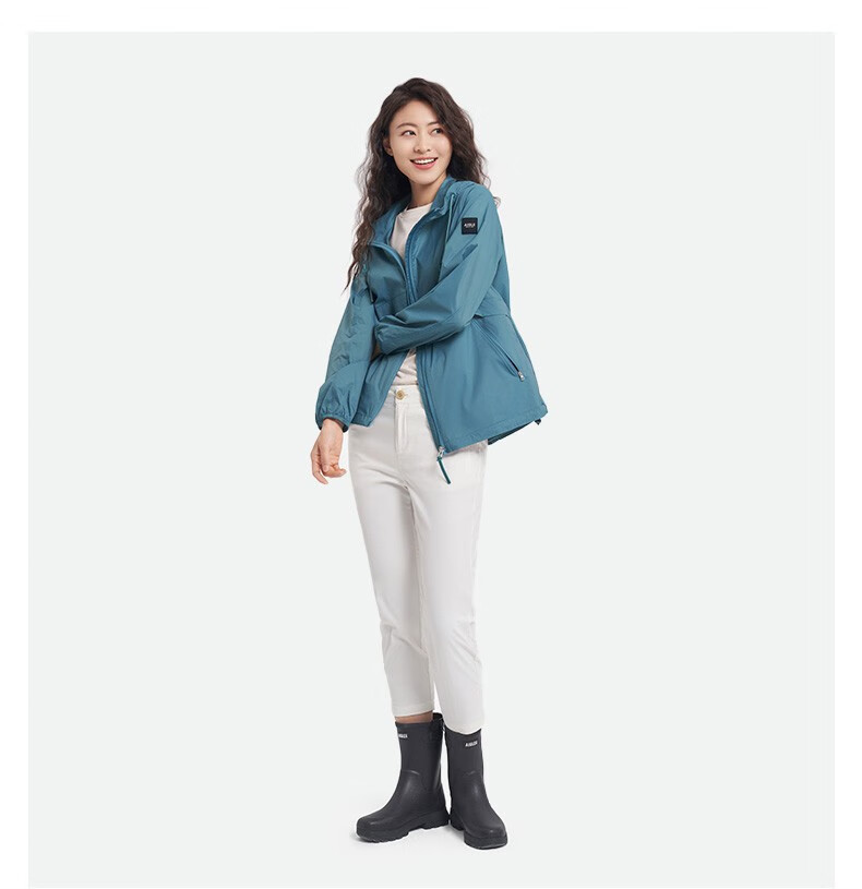 aigle艾高22春夏新品as22wout31女upf40防紫外线防晒衣防泼水易打包