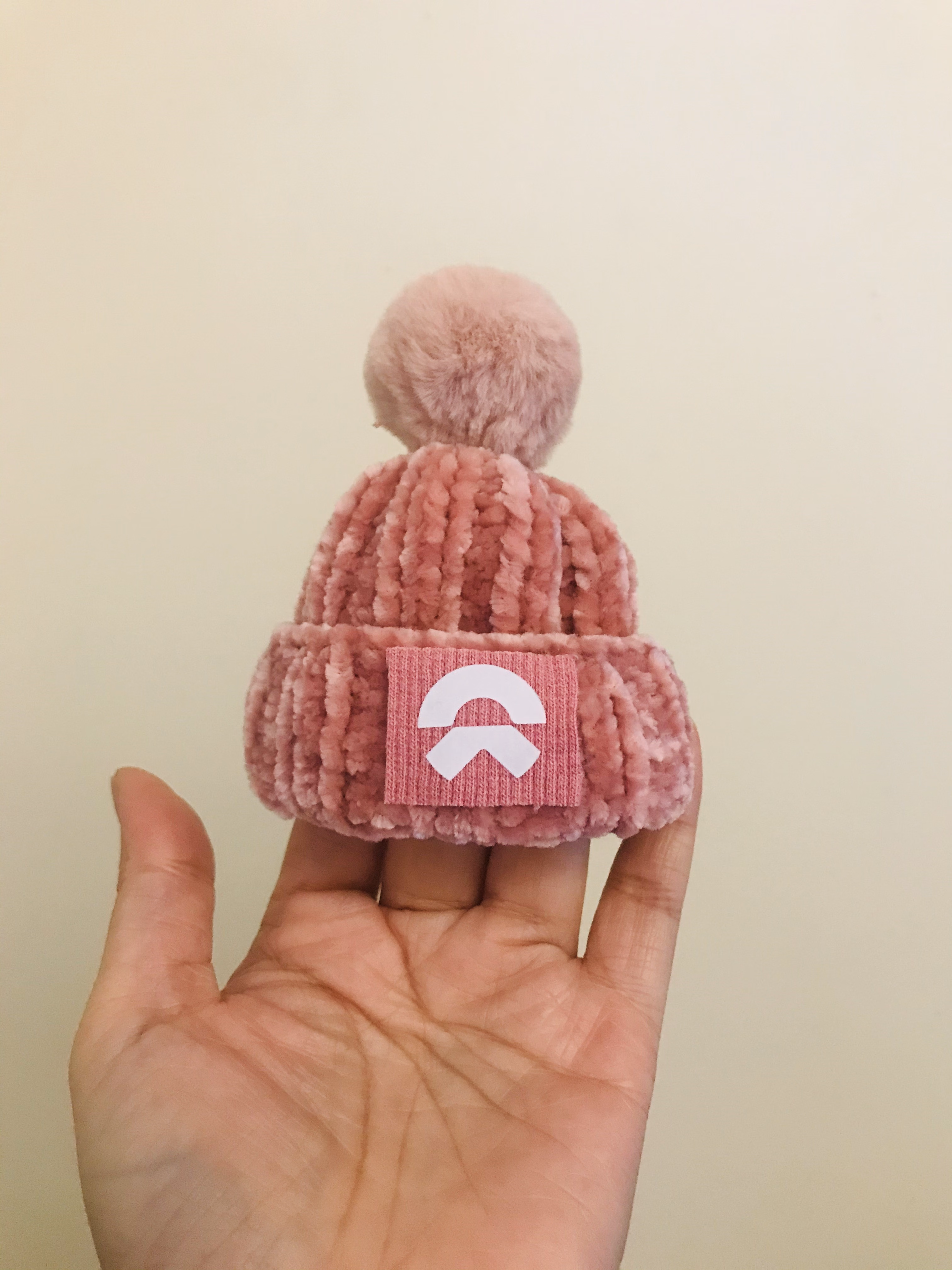 蔚来汽车nomi帽子可爱创意手工定制车载配件装饰多色可选 logo帽 炫酷