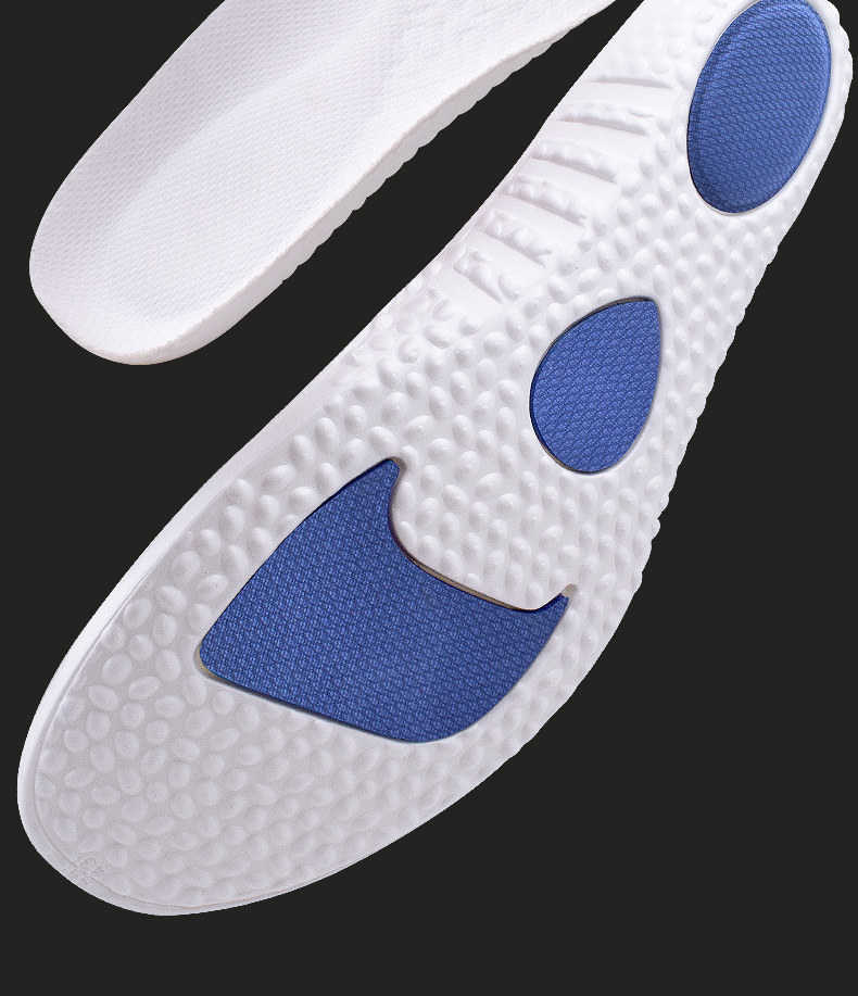 高弹运动鞋垫男透气吸汗跑步减震女踩屎感软鞋垫缓震军训靴垫篮球加厚