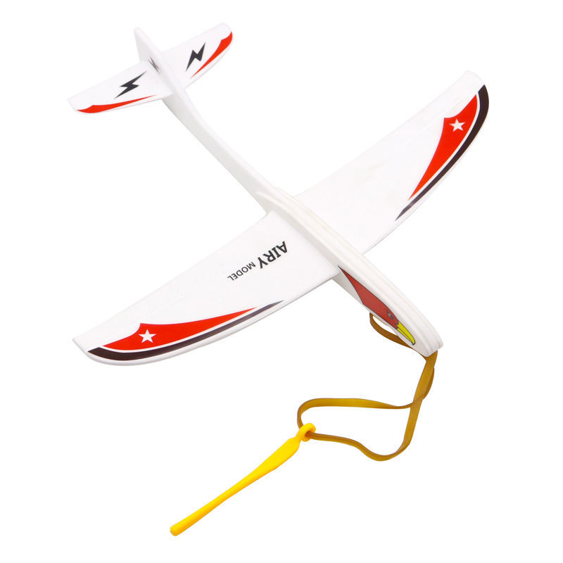 f1d航模 小飞龙橡筋弹射飞机滑翔机弹力拼装橡皮筋动力飞机模型比赛