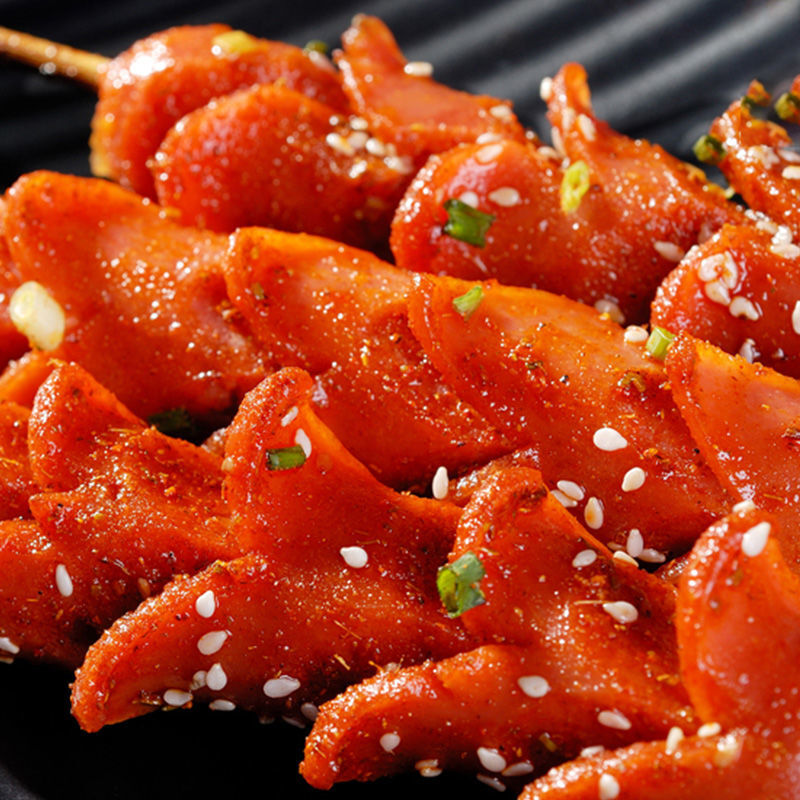 清真烤肠台湾风味牛肉鸡肉肠烤香肠手抓饼台式煎烤热狗肠街边零食小干