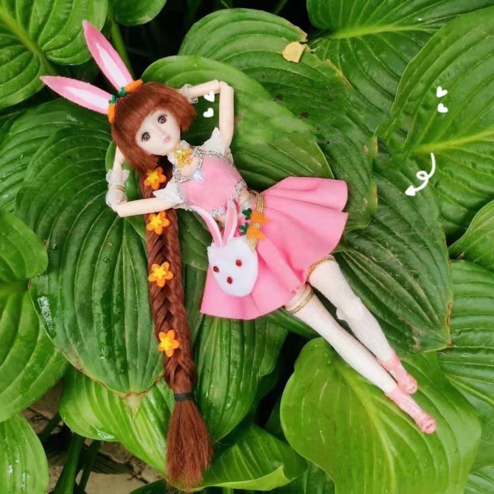 朱竹清娃娃 斗罗大陆五年后小兔舞荣荣女孩玩具生日礼物玩偶 小朱竹清