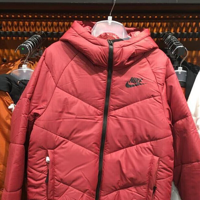 耐克(nike) 女装棉服女短款连帽冬季新款保暖防风运动夹克休闲舒适